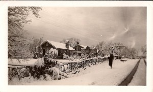 Snowy Street at Casa Del Rio